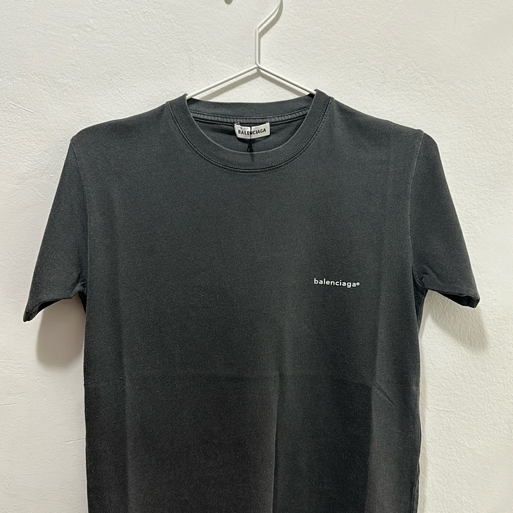 Balenciaga brand new washed black tshirt- Xs- unisex NWT
